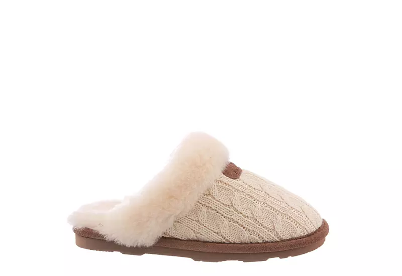 Bearpaw Womens Effie Slipper - Natural 2 Bearpaw Womens Effie Slipper - Natural - Image 2
