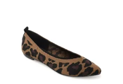 Women Shoes Store 7 Journee Collection Womens Tayleen Flat - Leopard