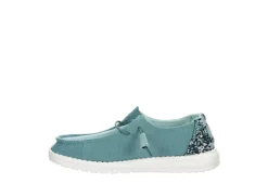 Heydude Womens Wendy Slip On Sneaker - Turquoise -Women Shoes Store US 01 103609 03