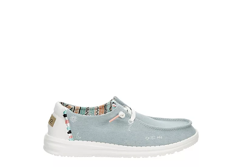 Heydude Womens Wendy Slip On Sneaker - Pale Blue 2 Heydude Womens Wendy Slip On Sneaker - Pale Blue - Image 2