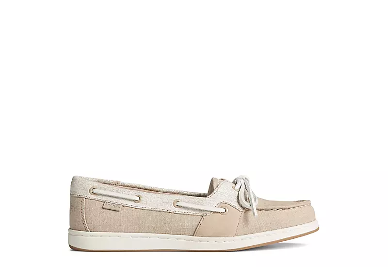 Sperry Womens Coastfish 1-eye Boat Shoe - Tan 2 Sperry Womens Coastfish 1-eye Boat Shoe - Tan - Image 2