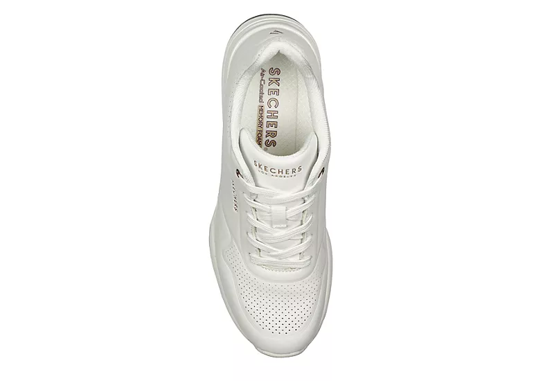 Skechers Womens Million Air Elevated Air Sneaker - White 4 Skechers Womens Million Air Elevated Air Sneaker - White - Image 4