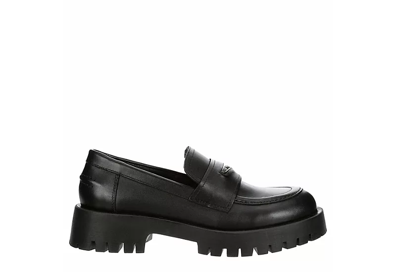 Steve Madden Womens Lawrence Loafer - Black 2 Steve Madden Womens Lawrence Loafer - Black - Image 2