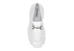 Steve Madden Womens Trifecta Loafer - White 12 Steve Madden Womens Trifecta Loafer - White -Women Shoes Store US 01 105877 05