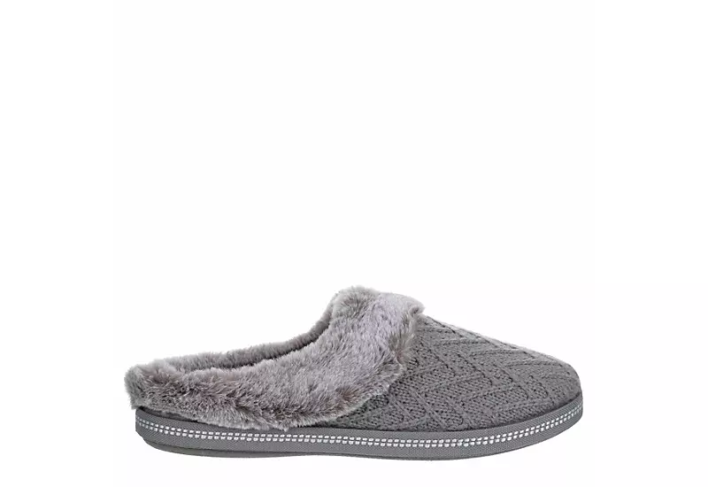 Skechers Womens Cozy Campfire Home Essential Slipper - Grey 2 Skechers Womens Cozy Campfire Home Essential Slipper - Grey - Image 2