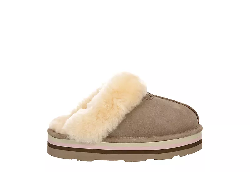 Bearpaw Womens Retro Loki Slipper - Stone 2 Bearpaw Womens Retro Loki Slipper - Stone - Image 2
