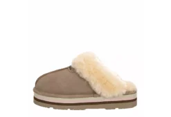 Bearpaw Womens Retro Loki Slipper - Stone 10 Bearpaw Womens Retro Loki Slipper - Stone -Women Shoes Store US 01 106038 03