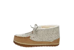 Minnetonka Womens Jenn Bootie Slipper - Tan -Women Shoes Store US 01 106040 03