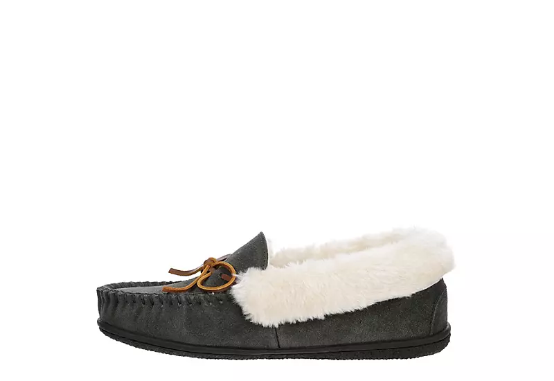 Minnetonka Womens Jessica Trapper Slipper - Dark Grey 4 Minnetonka Womens Jessica Trapper Slipper - Dark Grey - Image 4