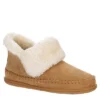 Minnetonka Womens Jule Bootie Slipper - Tan