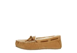 Minnetonka Womens Marj Moc Slipper - Tan -Women Shoes Store US 01 106044 03