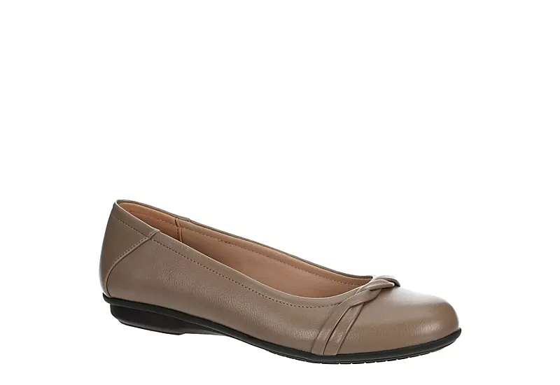 Lauren Blakwell Womens Eliana Flat - Taupe 1 Lauren Blakwell Womens Eliana Flat - Taupe