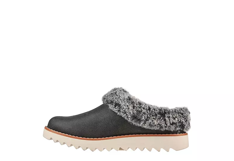 Skechers Womens Mountain Kiss Winter Rock Slipper - Dark Grey 3 Skechers Womens Mountain Kiss Winter Rock Slipper - Dark Grey - Image 3