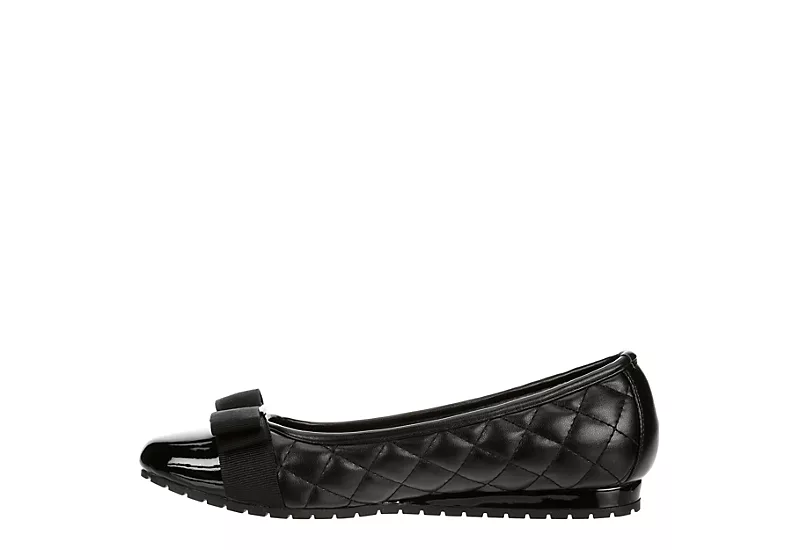 Ak Anne Klein Womens Gianna-q Flat - Black 4 Ak Anne Klein Womens Gianna-q Flat - Black - Image 4