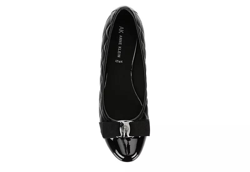 Ak Anne Klein Womens Gianna-q Flat - Black 6 Ak Anne Klein Womens Gianna-q Flat - Black - Image 6