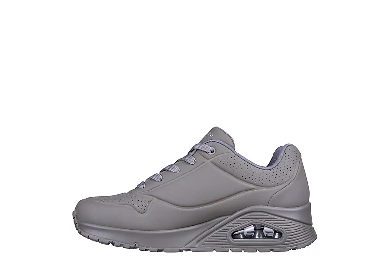 Skechers Womens Uno Sneaker - Grey 3 Skechers Womens Uno Sneaker - Grey - Image 3