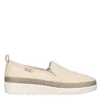 Skechers Womens Flexpadrille Hi Pleasant Harmony Slip On Sneaker - Natural