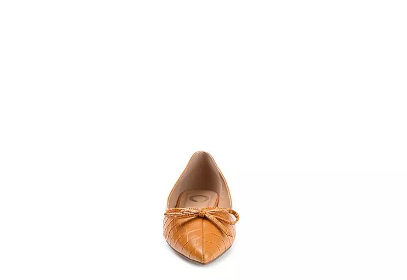 Journee Collection Womens Devalyn Flat - Tan 3 Journee Collection Womens Devalyn Flat - Tan - Image 3