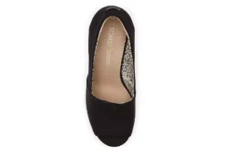 Toms Womens Michelle Wedge - Black -Women Shoes Store US 01 107378 03