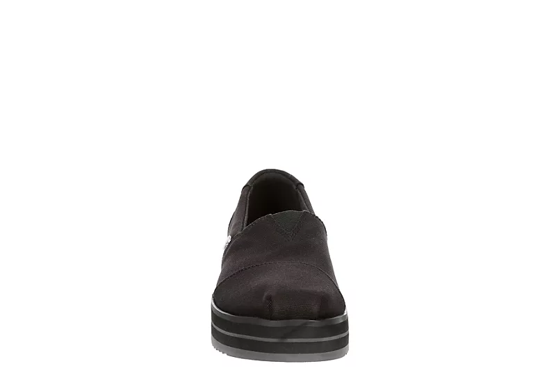 Toms Womens Alparagata Midform Espadrille - Black 3 Toms Womens Alparagata Midform Espadrille - Black - Image 3