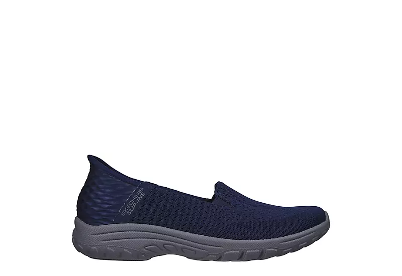 Skechers Womens Slip-ins Reggae Fest 2.0 Guiding Sneaker - Navy 2 Skechers Womens Slip-ins Reggae Fest 2.0 Guiding Sneaker - Navy - Image 2