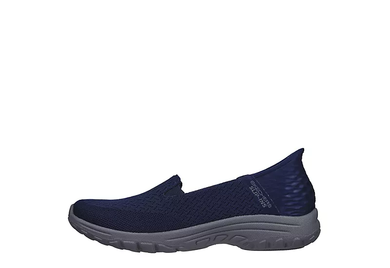 Skechers Womens Slip-ins Reggae Fest 2.0 Guiding Sneaker - Navy 3 Skechers Womens Slip-ins Reggae Fest 2.0 Guiding Sneaker - Navy - Image 3