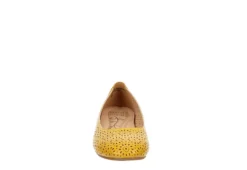 Mootsies Tootsies Womens Belva Flat - Yellow -Women Shoes Store US 01 107414 02