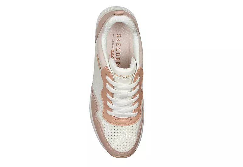 Skechers Womens Million Air Hotter Air Sneaker - Peach 4 Skechers Womens Million Air Hotter Air Sneaker - Peach - Image 4