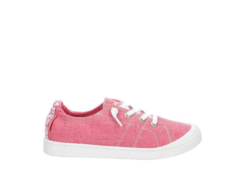 Roxy Womens Bayshore Plus Slip On Sneaker - Pink 2 Roxy Womens Bayshore Plus Slip On Sneaker - Pink - Image 2