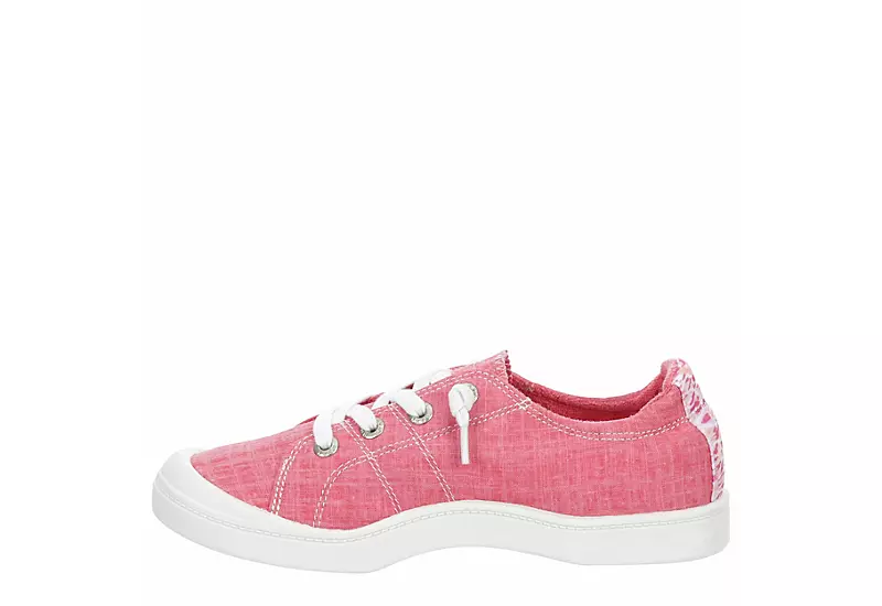 Roxy Womens Bayshore Plus Slip On Sneaker - Pink 4 Roxy Womens Bayshore Plus Slip On Sneaker - Pink - Image 4