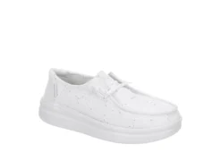 Heydude Womens Wendy Rise Slip On Sneaker - White