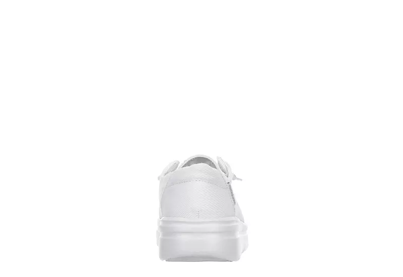 Heydude Womens Wendy Rise Slip On Sneaker - White 5 Heydude Womens Wendy Rise Slip On Sneaker - White - Image 5