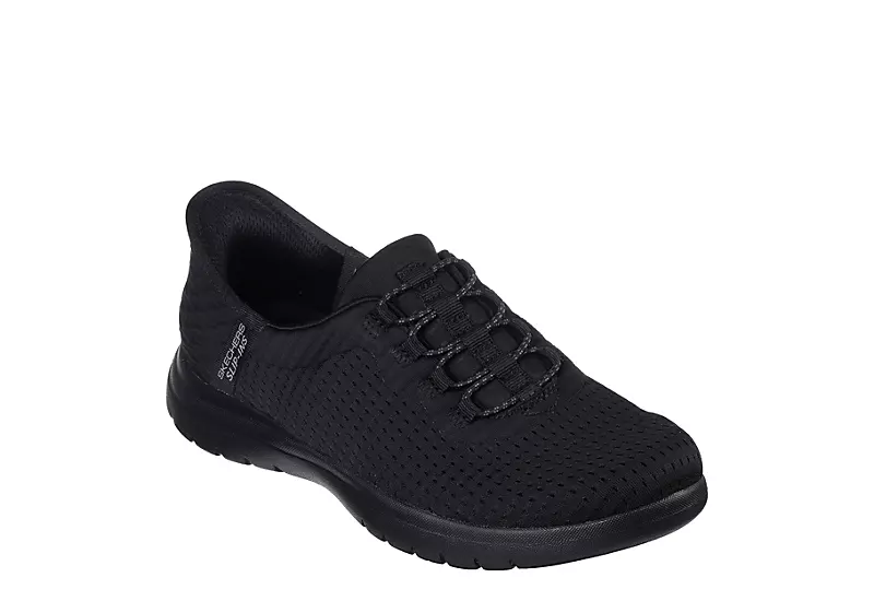 Skechers Womens Slip-ins On-the-go Flex Clever Sneaker - Black 1 Skechers Womens Slip-ins On-the-go Flex Clever Sneaker - Black