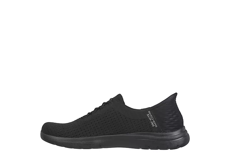 Skechers Womens Slip-ins On-the-go Flex Clever Sneaker - Black 3 Skechers Womens Slip-ins On-the-go Flex Clever Sneaker - Black - Image 3