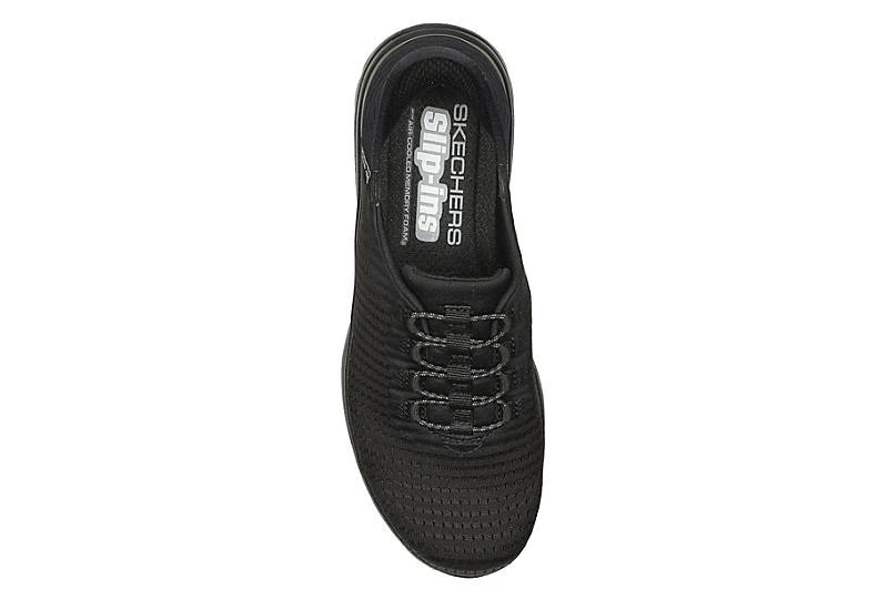 Skechers Womens Slip-ins On-the-go Flex Clever Sneaker - Black 4 Skechers Womens Slip-ins On-the-go Flex Clever Sneaker - Black - Image 4