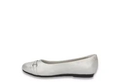 Easy Street Womens Asher Flat - Silver -Women Shoes Store US 01 108021 03