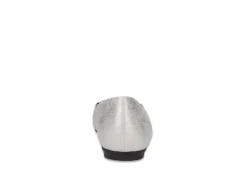 Easy Street Womens Asher Flat - Silver -Women Shoes Store US 01 108021 04