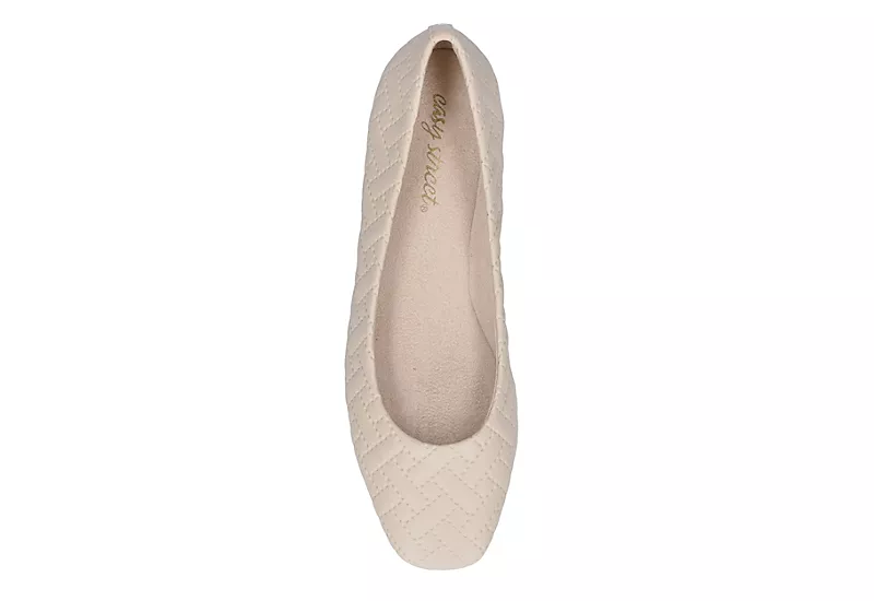 Easy Street Womens Mazi Flat - Bone 6 Easy Street Womens Mazi Flat - Bone - Image 6