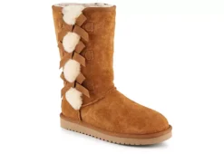 Koolaburra By Ugg Womens Victoria Tall Fur Boot - Rust