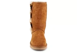 Koolaburra By Ugg Womens Victoria Tall Fur Boot - Rust -Women Shoes Store US 01 122308 04