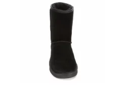 Koolaburra By Ugg Womens Koola Short Fur Boot - Black -Women Shoes Store US 01 122352 02