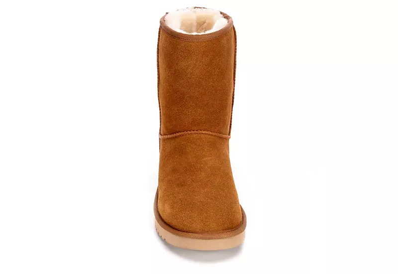 Koolaburra By Ugg Womens Koola Short Fur Boot - Rust 3 Koolaburra By Ugg Womens Koola Short Fur Boot - Rust - Image 3