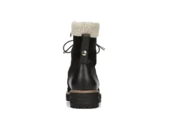 Franco Sarto Womens Rosella Combat Boot - Black -Women Shoes Store US 01 300159 04