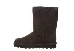 Bearpaw Womens Elle Short Wide Calf Fur Boot - Chocolate -Women Shoes Store US 01 300300 02