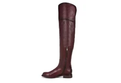 Franco Sarto Womens Haleen Over The Knee Boot - Burgundy -Women Shoes Store US 01 300473 03