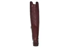 Franco Sarto Womens Haleen Wide Calf Over The Knee Boot - Cognac -Women Shoes Store US 01 300476 04