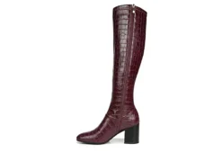 Franco Sarto Womens Tribute Wide Calf Tall Boot - Dark Purple -Women Shoes Store US 01 300549 03