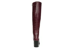 Franco Sarto Womens Tribute Wide Calf Tall Boot - Dark Purple -Women Shoes Store US 01 300549 04