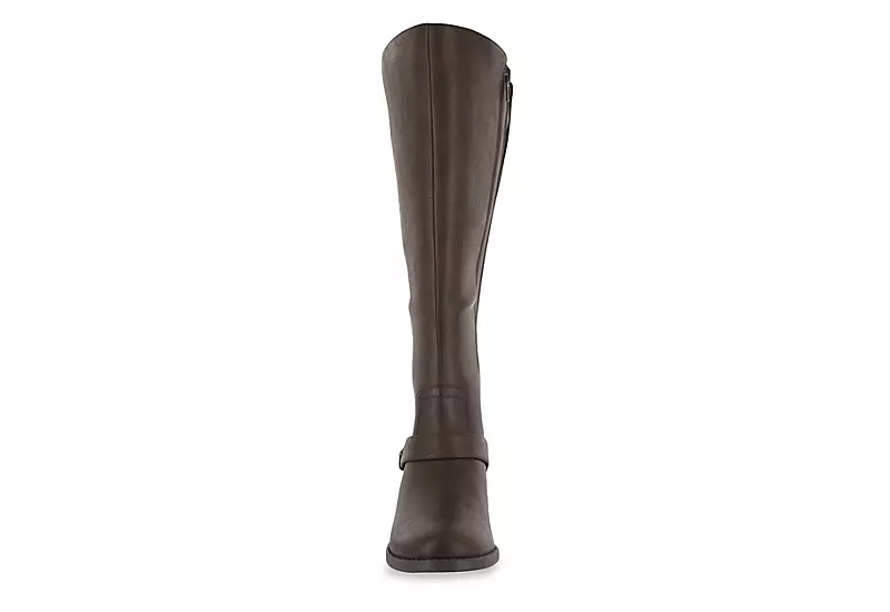 Easy Street Womens Jewel Wide Calf Tall Boot - Brown 3 Easy Street Womens Jewel Wide Calf Tall Boot - Brown - Image 3