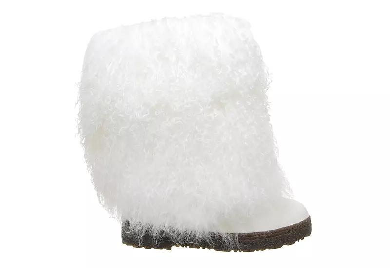 Bearpaw Womens Boetis Ii Fur Boot - White 2 Bearpaw Womens Boetis Ii Fur Boot - White - Image 2